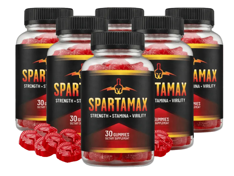 Spartamax male vitality gummies official bottle
